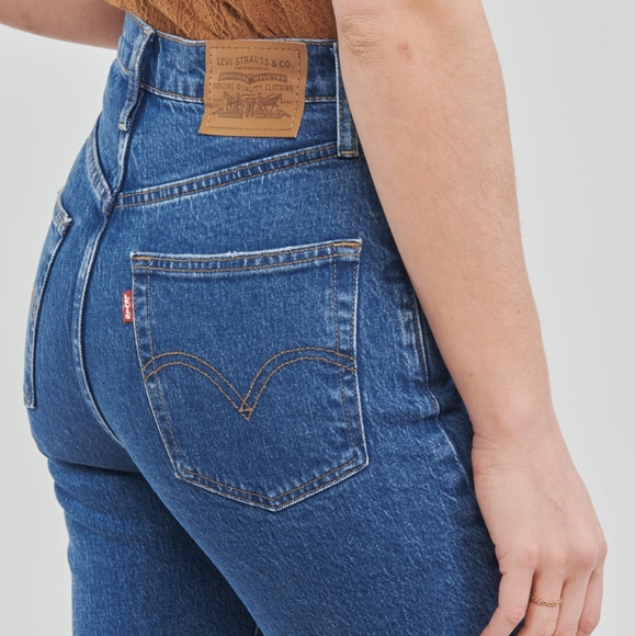 New Levi's Ribcage Straight Jazz Pop Nwt Sz 26 - Picture 14 of 14